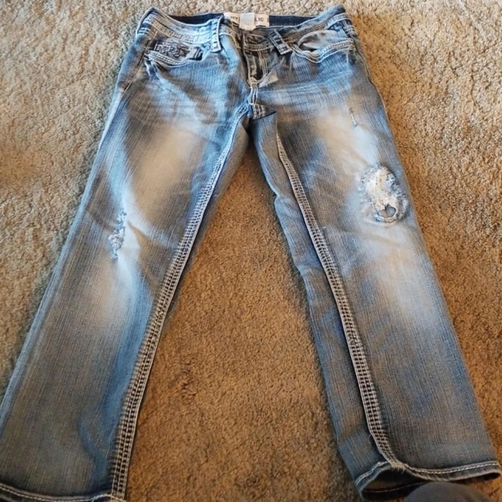 Hydraulic Jean Capris